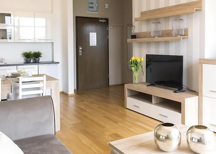 Kołobrzegu 65 Floor Taras Premium Widok Morze Blisko Plaży Park Kołobrzeg